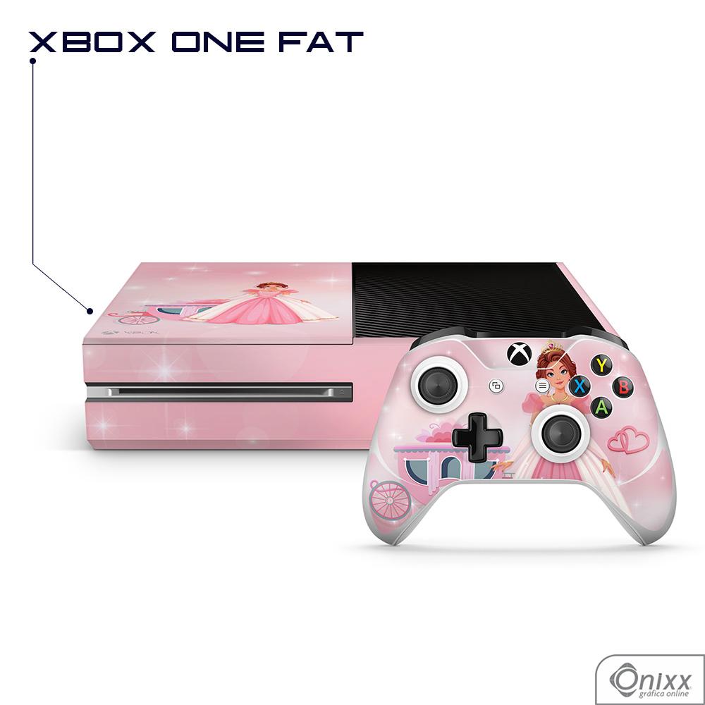 Skin Game Adesiva PS4 FAT Princesa Tema Rosa Adesivo Vinil Americano 10µ  4x0 Brilho Corte Eletrônico - GRÁFICA ONIXX