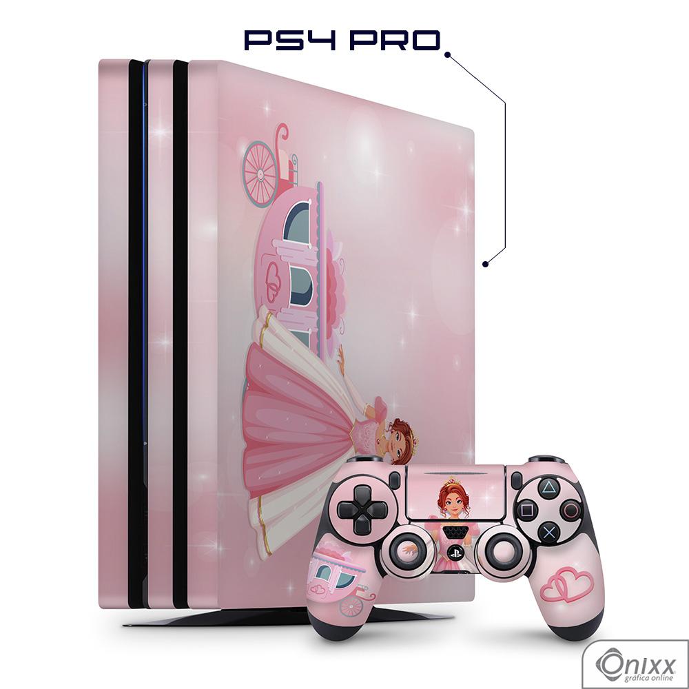 Skin Game Adesiva XBOX ONE S Princesa Tema Rosa Adesivo Vinil