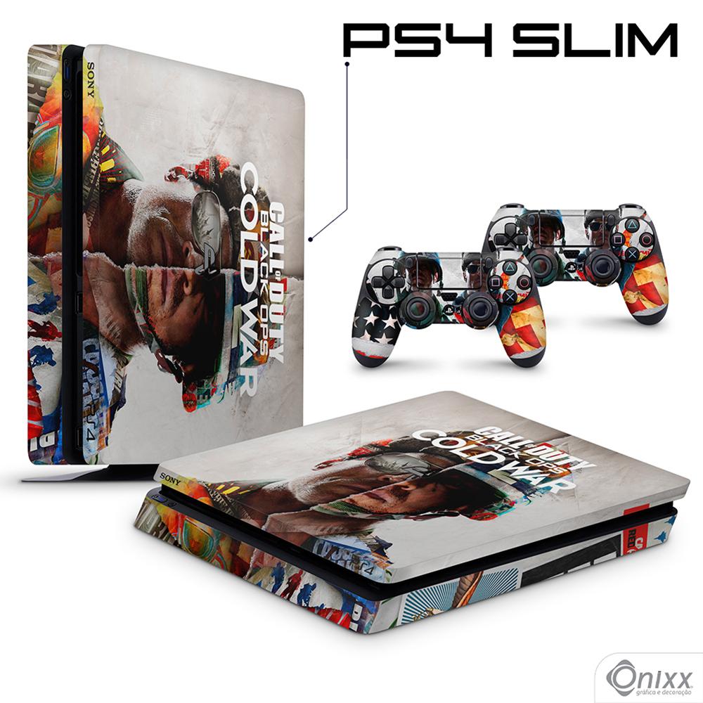 Skin Adesivo Playstation 4 PS4 Slim Call of Duty Black Ops 4