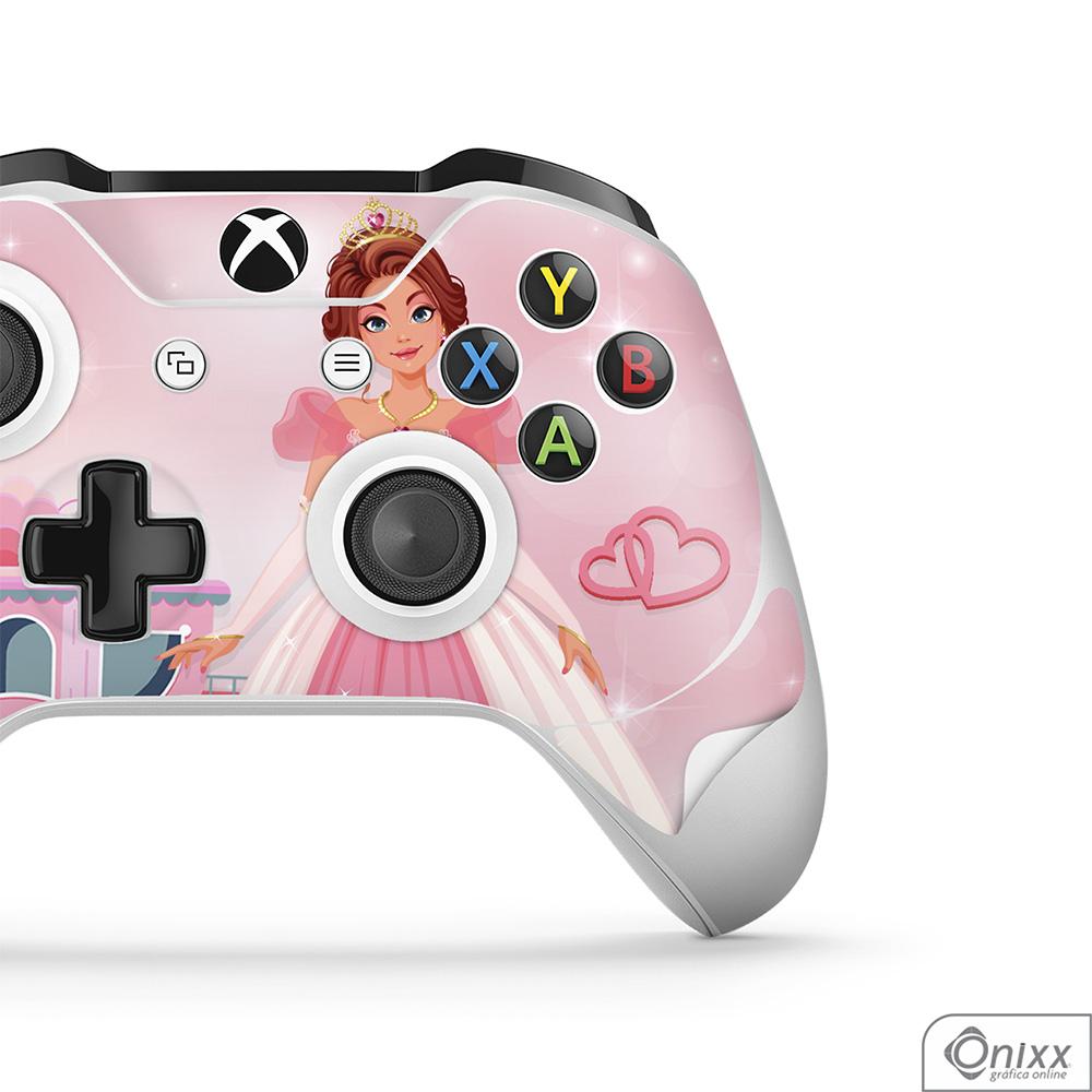 Skin Game Adesiva XBOX ONE JOYSTICKS Princesa Tema Rosa Adesivo