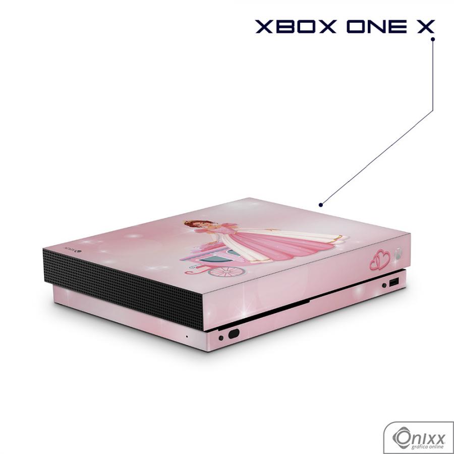 Skin PS4 PRO Adesiva Princesa Tema Rosa