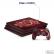 Skin Game Adesiva PS4 PRO Dragão Vermelho