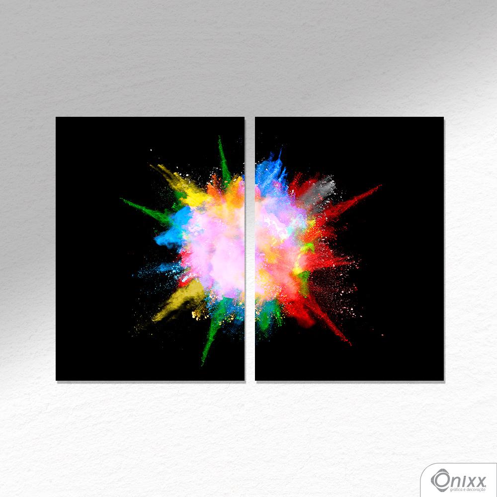 Kit De Placas Decorativas Color Explosion In Black A4
