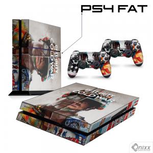 Skin Ps4 Fat Adesiva Call Of Duty Cold War Adesivo Vinil Americano 10µ  4x0 Brilho Corte Eletrônico 