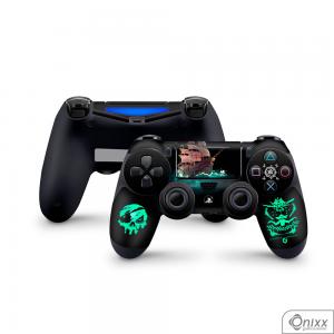 Skin Ps4 Joystick Adesiva Sea Of Thieves Adesivo Vinil Americano 10µ  4x0 Brilho Corte 100% Digital 