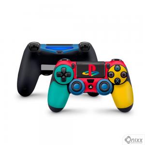 Skin Ps4 Joystick Adesiva Playstation Adesivo Vinil Americano 10µ  4x0 Brilho Corte 100% Digital 