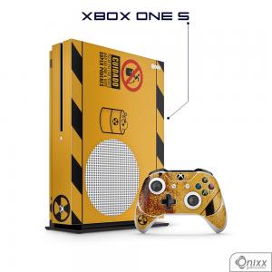 Skin Game Adesiva XBOX ONE S Não Pule no Lixo Radioativo