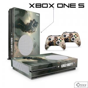 Skin Xbox One S Adesiva Call Of Duty Adesivo Vinil Americano 10µ  4x0 Brilho Corte Eletrônico 