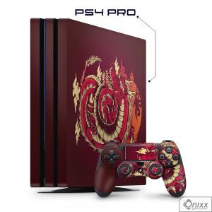 Skin Game Adesiva PS4 PRO Dragão Vermelho