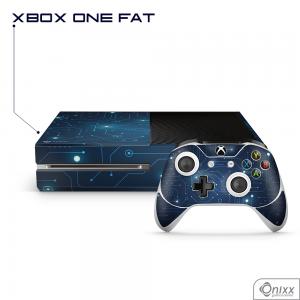 Skin Game Adesiva XBOX ONE FAT Tech Adesivo Vinil Americano 10µ  4x0 Brilho Corte Eletrônico 