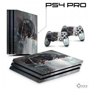 Skin Ps4 Pro Adesiva Assassins Creed Valhalla Adesivo Vinil Americano 10µ  4x0 Brilho Corte Eletrônico 