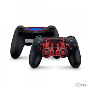 Skin Ps4 Joysticks Adesiva Spider Man 3 Adesivo Vinil Americano 10µ  4x0 Brilho Corte Eletrônico 