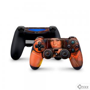 Skin Ps4 Joystick Adesiva Tomb Raider Adesivo Vinil Americano 10µ  4x0 Brilho Corte 100% Digital 