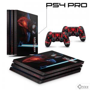 Skin Ps4 Pro Adesiva Spider man Miles Morales + Pôster A3