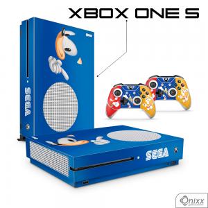 Skin Xbox One S Adesiva SONIC Adesivo Vinil Americano 10µ  4x0 Brilho Corte Eletrônico 