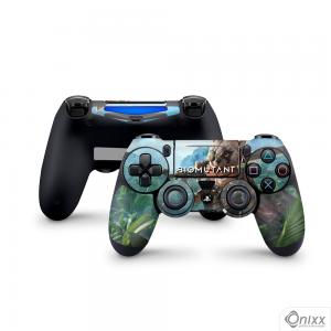 Skin Ps4 Joysticks Adesiva Biomutant Adesivo Vinil Americano 10µ  4x0 Brilho Corte Eletrônico 