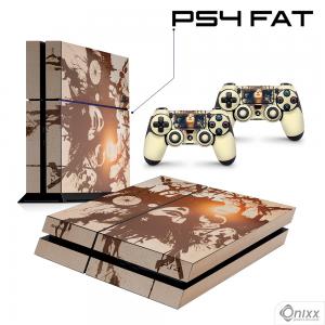 Skin Ps4 Fat Adesiva Resident Evil 7 Adesivo Vinil Americano 10µ  4x0 Brilho Corte 100% Digital 