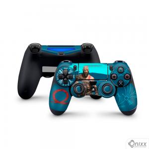 Skin Ps4 Joysticks Adesiva God Of War Adesivo Vinil Americano 10µ  4x0 Brilho Corte Eletrônico 