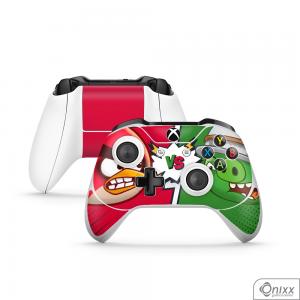 Skin Xbox Joysticks Adesiva Angry Birds (Red) Adesivo Vinil Americano 10µ  4x0 Brilho Corte Eletrônico 