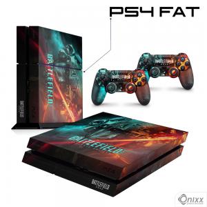 Skin Ps4 Fat Adesiva Battlefield 2042 Ultimate Edition Adesivo Vinil Americano 10µ  4x0 Brilho Corte Eletrônico 