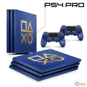 Skin Ps4 Pro Adesiva DAYS OF PLAY Adesivo Vinil Americano 10µ  4x0 Brilho Corte Eletrônico 