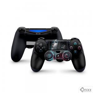 Skin Ps4 Joystick Adesiva Resident Evil 2 Adesivo Vinil Americano 10µ  4x0 Brilho Corte 100% Digital 