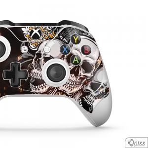 Skin Game Adesiva XBOX ONE JOYSTICKS Skulls Adesivo Vinil Americano 10µ  4x0 Brilho Corte Eletrônico 