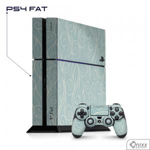 Skin Game Adesiva PS4 FAT Light Blue Waves