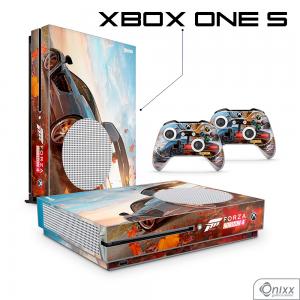 Skin Xbox One S Adesiva Forza Horizon 4 Adesivo Vinil Americano 10µ  4x0 Brilho Corte Eletrônico 