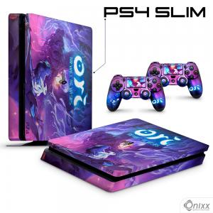 Skin Ps4 Slim Adesiva Ori And The Will of the Wisps Adesivo Vinil Americano 10µ  4x0 Brilho Corte 100% Digital 