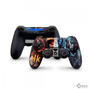 Skin Ps4 Joysticks Adesiva Mortal Kombat Adesivo Vinil Americano 10µ  4x0 Brilho Corte Eletrônico 