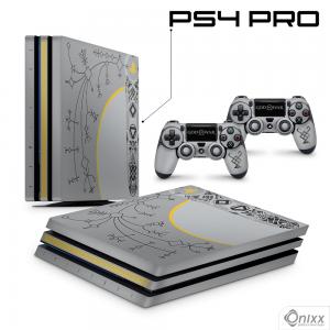 Skin Ps4 Pro Adesiva GOD OF WAR SPECIAL EDITION Adesivo Vinil Americano 10µ  4x0 Brilho Corte Eletrônico 