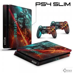 Skin Ps4 Slim Adesiva Battlefield 2042 Ultimate Edition Adesivo Vinil Americano 10µ  4x0 Brilho Corte Eletrônico 