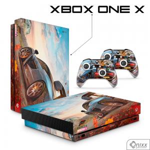 Skin Xbox One X Adesiva Forza Horizon 4 Adesivo Vinil Americano 10µ  4x0 Brilho Corte Eletrônico 