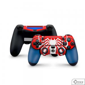 Skin Ps4 Joystick Adesiva Spider Man Adesivo Vinil Americano 10µ  4x0 Brilho Corte 100% Digital 