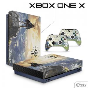 Skin Xbox One X Adesiva The Legend Of Zelda Bow Adesivo Vinil Americano 10µ  4x0 Brilho Corte Eletrônico 