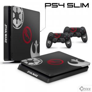 Skin Ps4 Slim Adesiva STAR WARS INFERNO SQUAD SPECIAL EDITION Adesivo Vinil Americano 10µ  4x0 Brilho Corte Eletrônico 