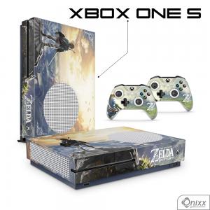 Skin Xbox One S Adesiva The Legend Of Zelda Bow Adesivo Vinil Americano 10µ  4x0 Brilho Corte Eletrônico 