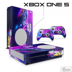Skin Xbox One S Adesiva NFS Heat Adesivo Vinil Americano 10µ  4x0 Brilho Corte Eletrônico 