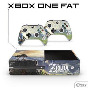 Skin Xbox One Fat Adesiva The Legend Of Zelda Bow Adesivo Vinil Americano 10µ  4x0 Brilho Corte Eletrônico 