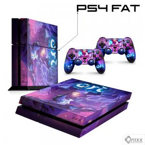 Skin Ps4 Fat Adesiva Ori And The Will of the Wisps Adesivo Vinil Americano 10µ  4x0 Brilho Corte 100% Digital 