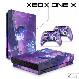 Skin Xbox One X Adesiva Ori And The Will of the Wisps Adesivo Vinil Americano 10µ  4x0 Brilho Corte Eletrônico 