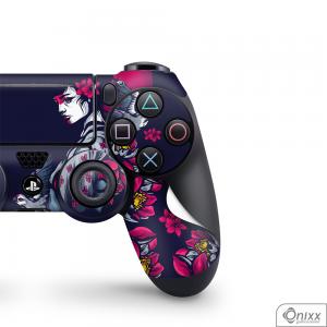 Skin Game Adesiva PS4 JOYSTICKS Gueixa Adesivo Vinil Americano 10µ  4x0 Brilho Corte Eletrônico 