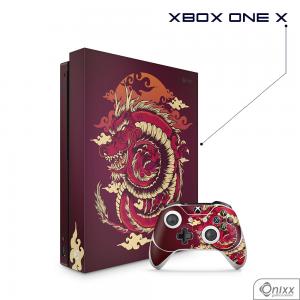 Skin Game Adesiva XBOX ONE X Dragão Vermelho