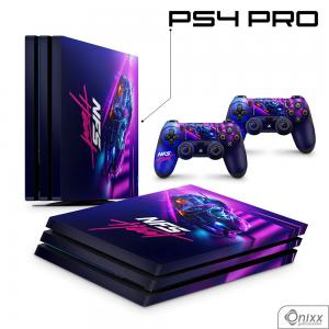 Skin Ps4 Pro Adesiva NFS Adesivo Vinil Americano 10µ  4x0 Brilho Corte 100% Digital 