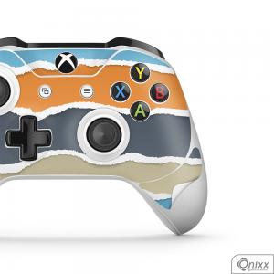 Skin Game Adesiva XBOX ONE JOYSTICKS Cool Stripes Adesivo Vinil Americano 10µ  4x0 Brilho Corte Eletrônico 