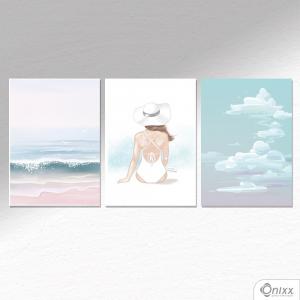 Kit De Placas Decorativas Beach A4