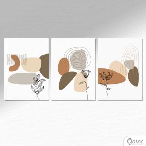 Kit De Placas Decorativas Flor Do Deserto A4 MDF 3mm 30X20CM 4x0 Adesivo Fosco Corte Reto Fita Dupla Face 3M