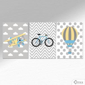 Kit De Placas Decorativas Gray Boy A4