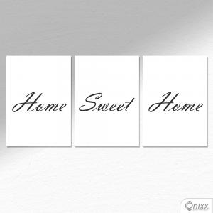 Kit De Placas Decorativas Home Sweet Home A4